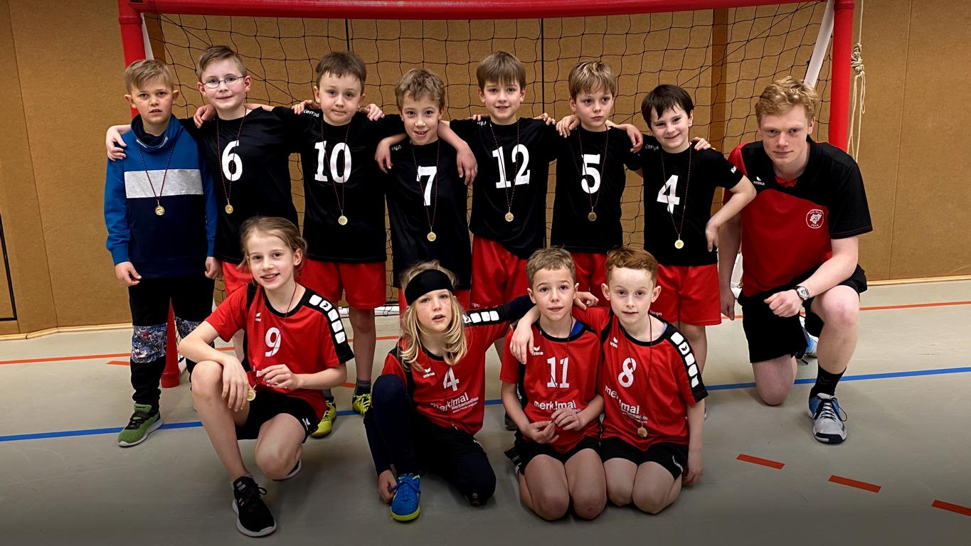Siegerfoto der MAXI 2 & 3 bei der Mini-EM am 25.01. in Stuhr