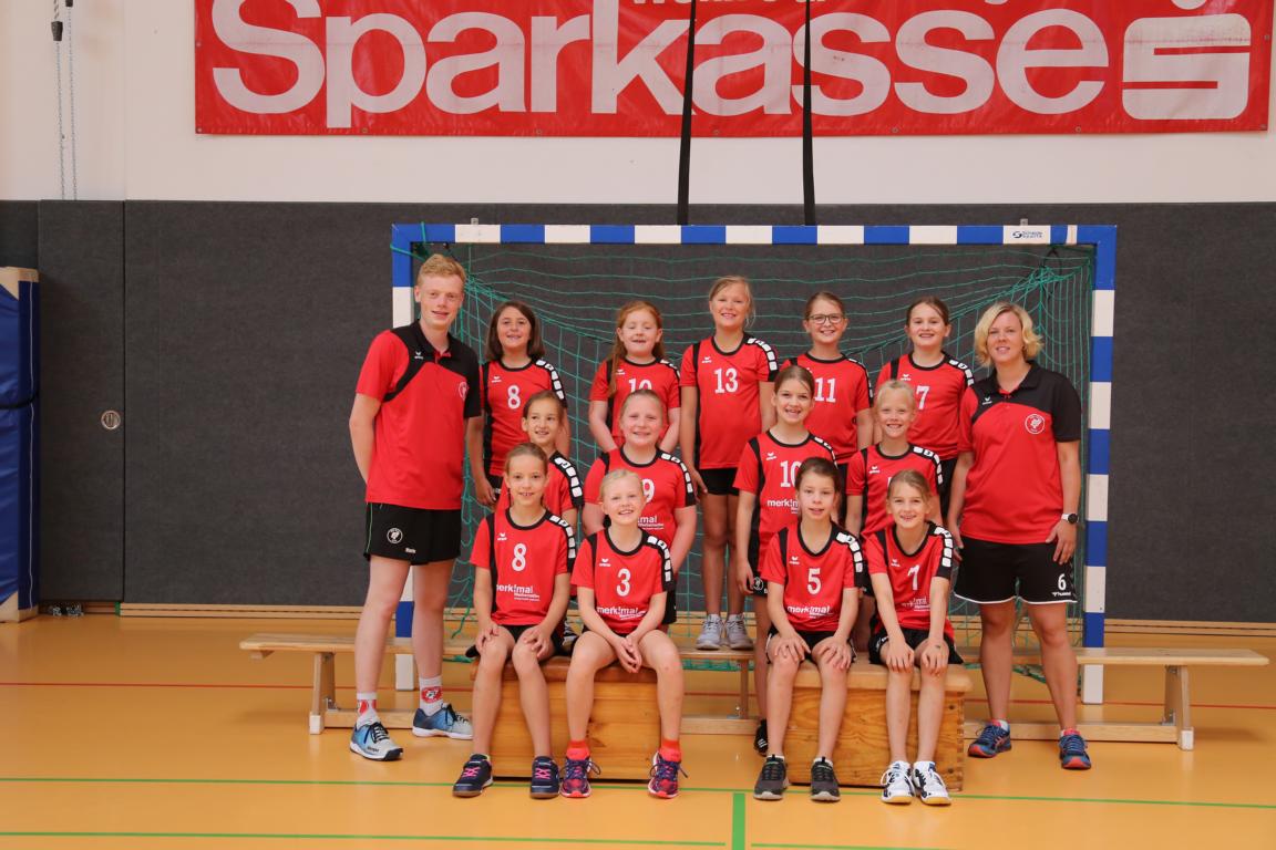 Mannschaftsfoto der wE2 2021/22